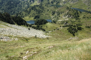 Fototapeta na wymiar Lac des Rabassoles,Pyrénées ariégeoises