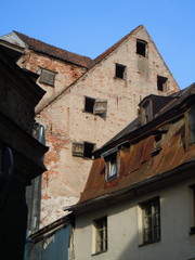 Fototapeta na wymiar Old storehouse (Riga, Latvia)