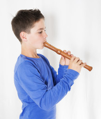 boy with flute © wernerimages