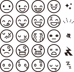 おもしろい表情のアイコン