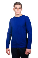 Obraz premium Male sweater isolated on the white