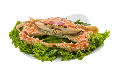 Boiled crab