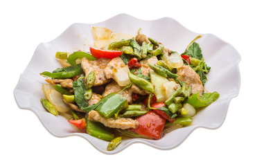 Pork with vegetables