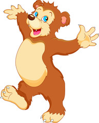cute baby bear cartoon