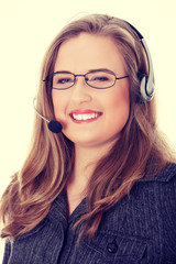 Call center woman