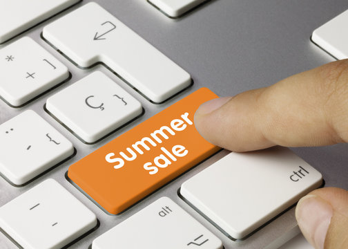 Summer sale. Keyboard