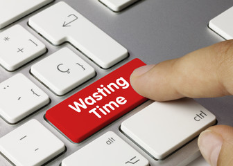 Wasting time. Keyboard