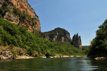 Fototapeta na wymiar Gorges de l'Ardèche.