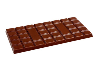 Chocolate on white background. Candy. Collection.