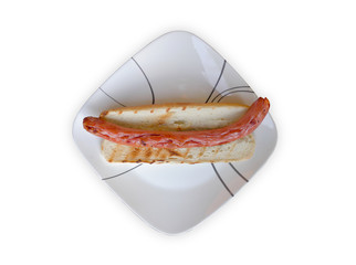 Grilled Gourmet Hotdog