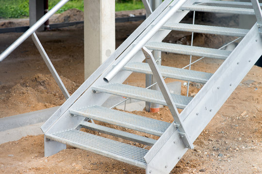 Stahltreppe Konstruktion