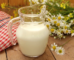 Obraz na płótnie Canvas Milk in jug