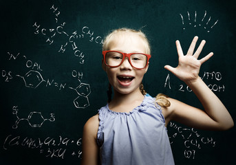 Smart schoolgirl