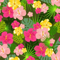 Tropical repetitive pattern vector