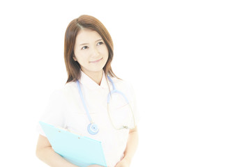笑顔の看護士