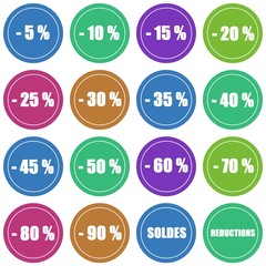 16 panneaux Soldes