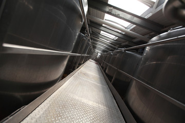 silver process tanks in modern plant © endostock