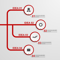 Infographic design template.