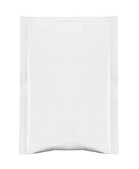 white package template bag food