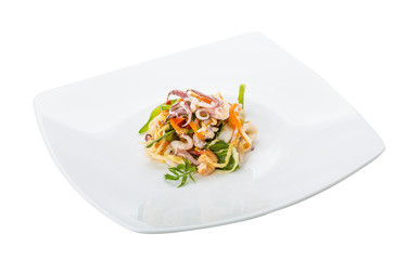 Asian seafood salad