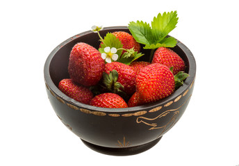 Ripe strawberry