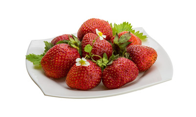 Ripe strawberry