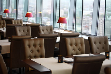 Interior with lamps