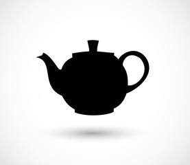 Teapot icon vector