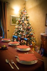 Christmas Table with Tree