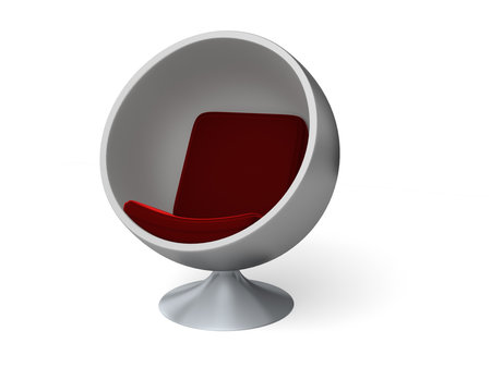 Tien Afhaalmaaltijd Glimp Modern Egg Chair Stock Photo | Adobe Stock