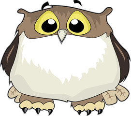 Cute owl cartoon