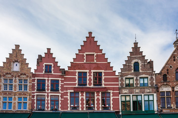 Center Market of Bruges, Belgium