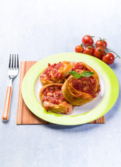 appetizer pizza canapes