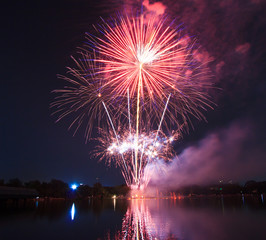 Colorful fireworks
