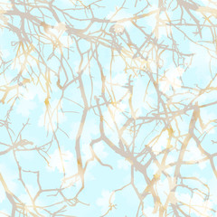 Autumn maple leaves pattern background. EPS 10