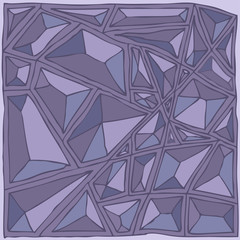 geometric style background vector illustration, hand drawn