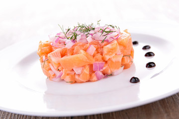 salmon tartar