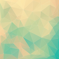 Obraz premium abstract beige-blue background with triangles