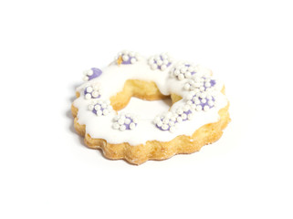 Little cookies isolated on white background