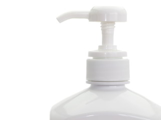 Fototapeta na wymiar Blank Dispenser Pump for Liquid Soap, Foam or Gel