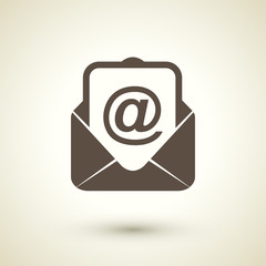 retro style email icon