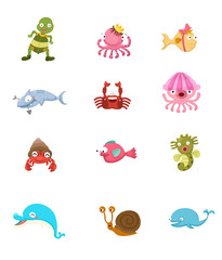 animal set vector