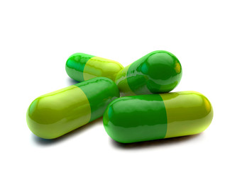 Green pills - medical background