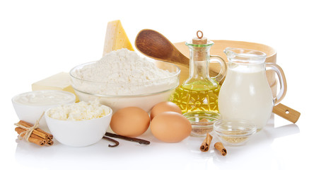Set of products for the baking