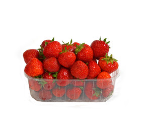 Schale mit Erdbeeren