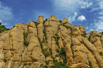 View on the mountain of Montserrat