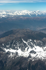 Air Flying Landscape himalayas.