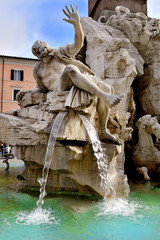 Rivers Fountain, Piazza Navona, Rome