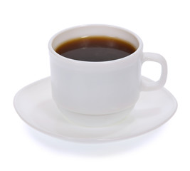 Obraz premium White cup of coffee