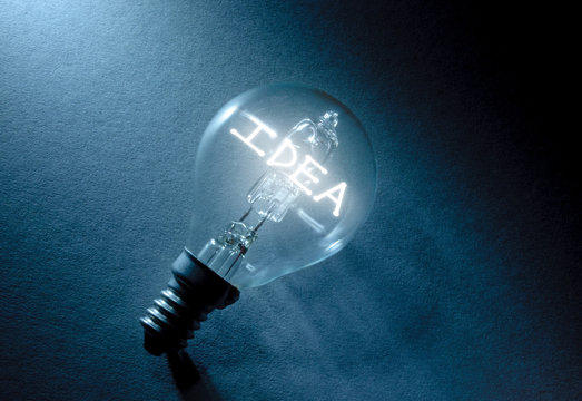 Idea light bulb